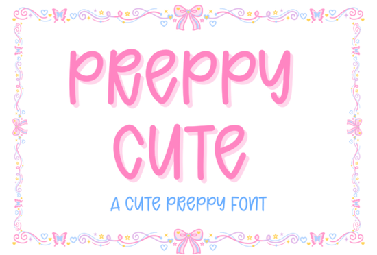 Preppy Cute Font